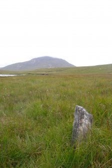 Loch Inshore, marker stone, view from NE.