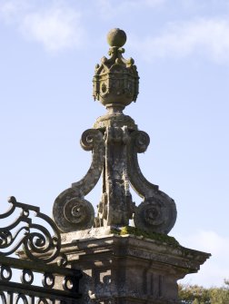 Detail of gate pier finial
