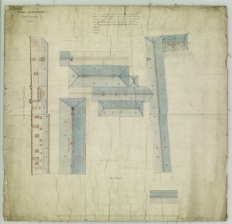 Elevations and section.