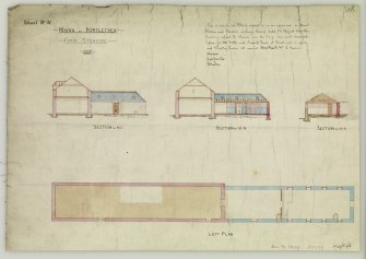 Plans and sections.