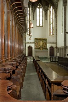 Interior. Chapel. View from W of stalls