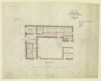 Ground plan of Mill of Findon steading.
Signed copy.