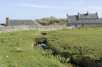 Water channel and bridges from NW