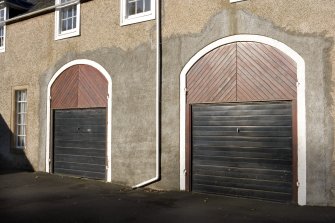Coach house archways. Detail