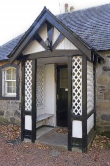 Gardener's cottage. Entrance porch. Detail