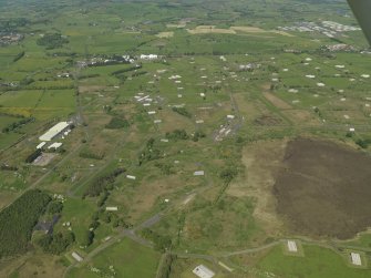 Oblique aerial view centred on the armament depot, taken from the SW.