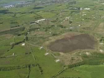 Oblique aerial view centred on the armament depot, taken from the S.