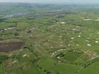 Oblique aerial view centred on the armament depot, taken from the S.