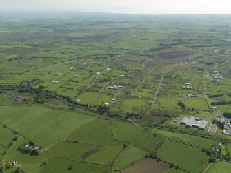 General oblique aerial view centred on the armament depot, taken from the NE.