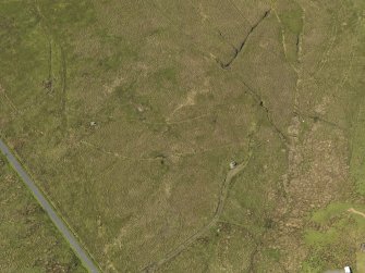 Oblique aerial view centred on spigot mortar mountings, taken from the S.