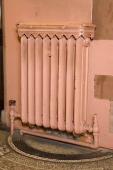 Interior. Ground floor. Detail of radiator