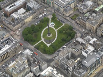 Oblique aerial view centred on the Square, taken from the SW.