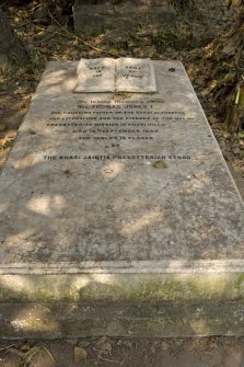 Grave plot no. 628, Rev. Thomas Jones, from E