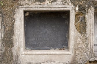 Grave plot no. 727, Mr. C.C. Rabeholm, detail of plaque