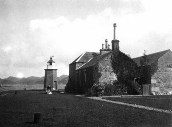 Crinan Canal; Crinan Basin, Lighthouse.
General view, mount insc: 'Crinan, August 1905'.
PHOTOGRAPH ALBUM NO.43: THE FETTES ALBUM