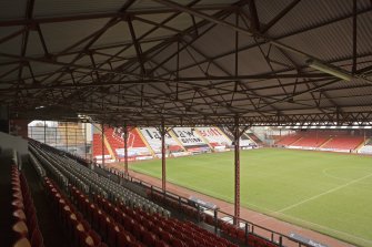 View from the rear of Main Stand at St Mirren Park, looking west