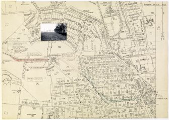 Antonine Wall Ordnance Survey 1954-57 working sheets map sheet 7