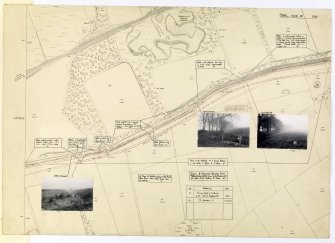 Antonine Wall Ordnance Survey 1954-57 working sheets map sheet 26