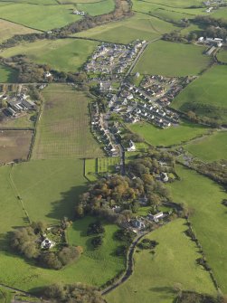 General oblique aerial view centred on the village, taken from the W.