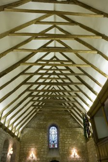 Interior. Roof structure.