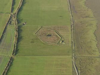 Oblique aerial view centred on the tracked target range, taken from the S.