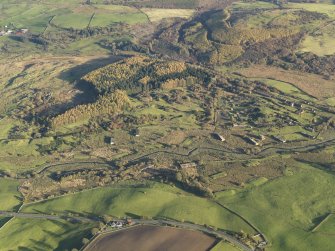General oblique aerial view centred on Unit 1 of the explosives factory, taken from the WNW.