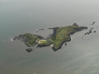 General oblique aerial view centred on the Inch, taken from the NE.