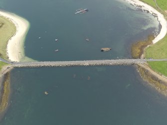 Oblique aerial view centred on Barrier No.3, taken from the WSW.
