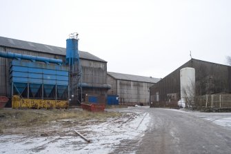 View of new pattern sheds (NO 97261 68212 and NO 97260 68185) from west.