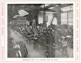 View of No.3 Machine Shop on right, from North British Steel Foundry Ltd, Castings, page 10