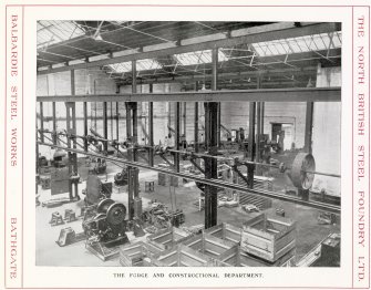 View of the forge and constructional department, from North British Steel Foundry Ltd, Castings, page 11