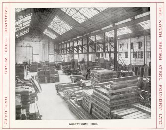 View of the woodworking shop, from North British Steel Foundry Ltd, Castings, page 13