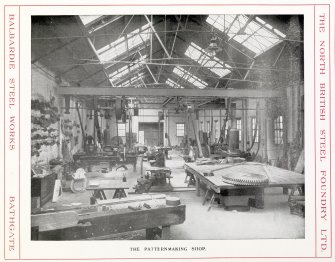 View of patternmaking shop from North British Steel Foundry Ltd, Castings, page 8