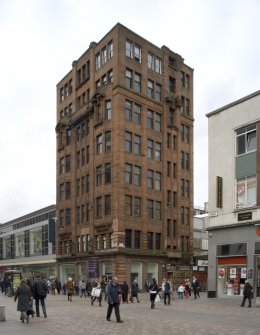 View of Argyle Street and Miller Street elevations, looking NW from Argyle Street