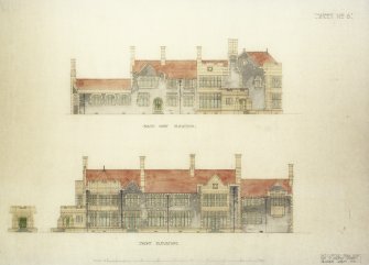 SW and front elevation.
