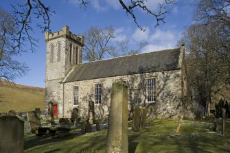 View of the Parish Church of Ettrick & Buccleuch, from S