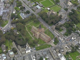 Oblique aerial view centred on the Cathedral, taken from the