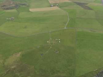 General oblique aerial view centred on the radar station, taken from the NNW.