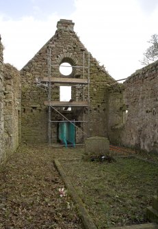 Interior view, looking east within Dalton Old Parish Church