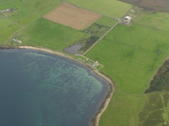 General oblique aerial view centred on Carrick House, taken from the NNW.