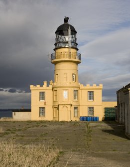 View of lighthouse from SSW.