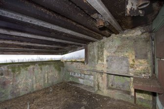 Interior of 9.2-inch Battery Observation Post viewing platform.