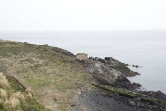 General view (location) from above of blockhouse from SW.