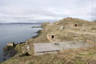 General view from above of engine room and oil store S.