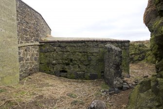 View of S blockhouse from ENE.