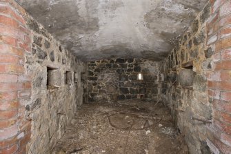 Interior of S blockhouse.