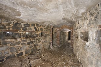 Interior of S blockhouse showing entrance from corridor.