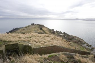 General view of S end of the Island from the 9.2-inch gun emplacement Battery Observation Post and Frie Control point from NNW.