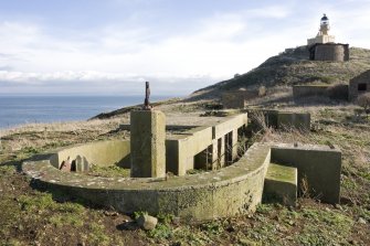 View of Battery Control Post from NNW.