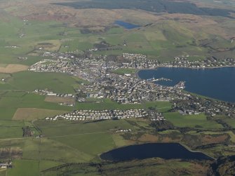 General oblique aerial view of Campbeltown, taken from the S.